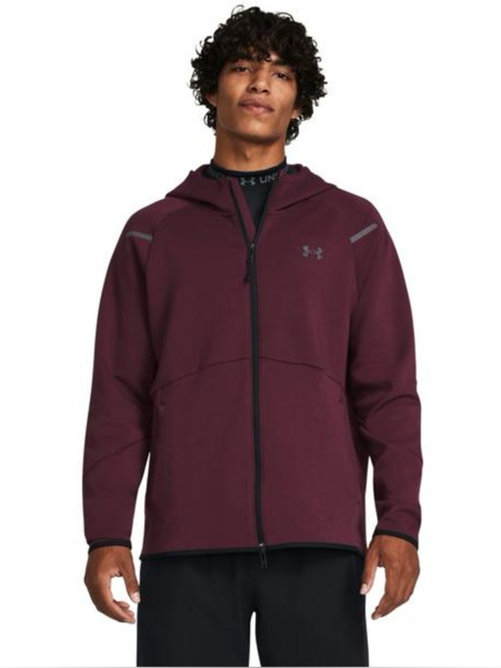 Under Armour Men’s Maroon Full-Zip Hoodie Jacket
